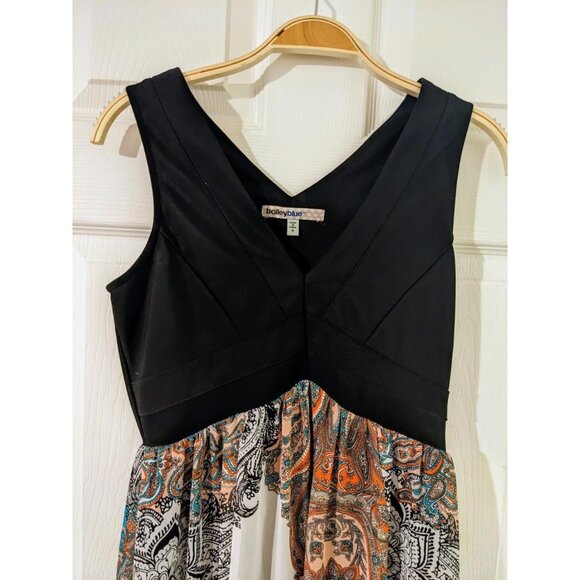 Boho Maxi Dress Sleeveless Black - Picture 3 of 8